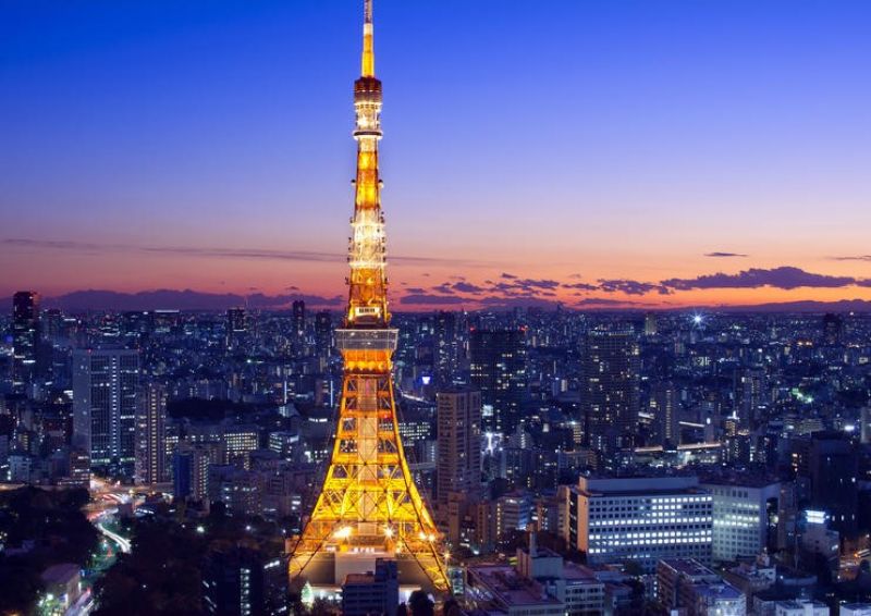 tháp Tokyo biểu tượng của nước Nhật hiện đại